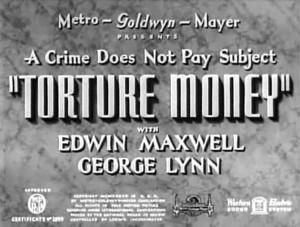 Torture Money (S)